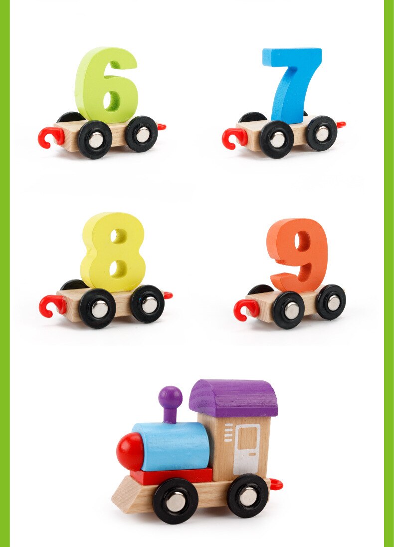 Digital Small Train Modle&Building Educational Toys