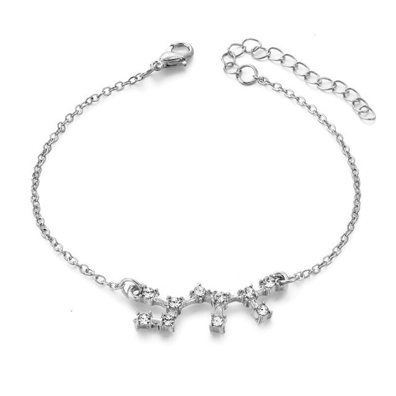 Simple Rhinestone Constellation Stars Bracelets