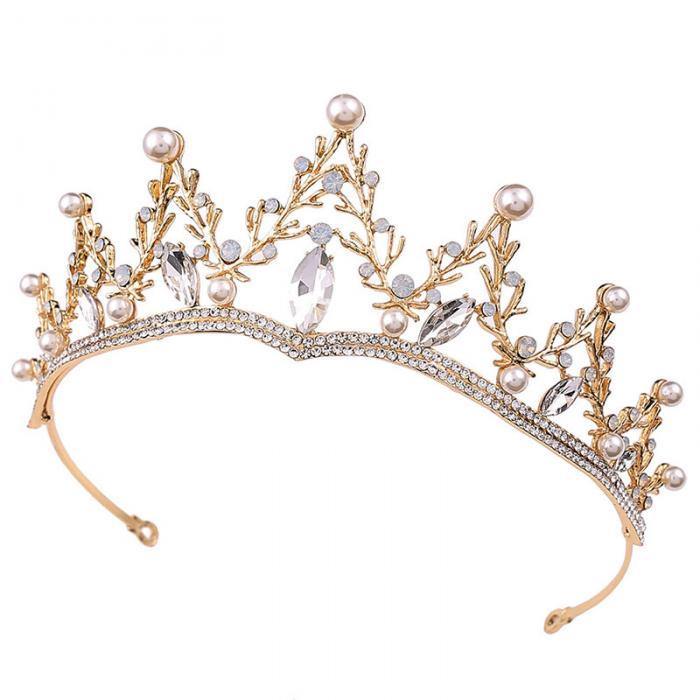 Baroque Royal Pricess Diadem Shining Crystal HeadWear - funny gifts store