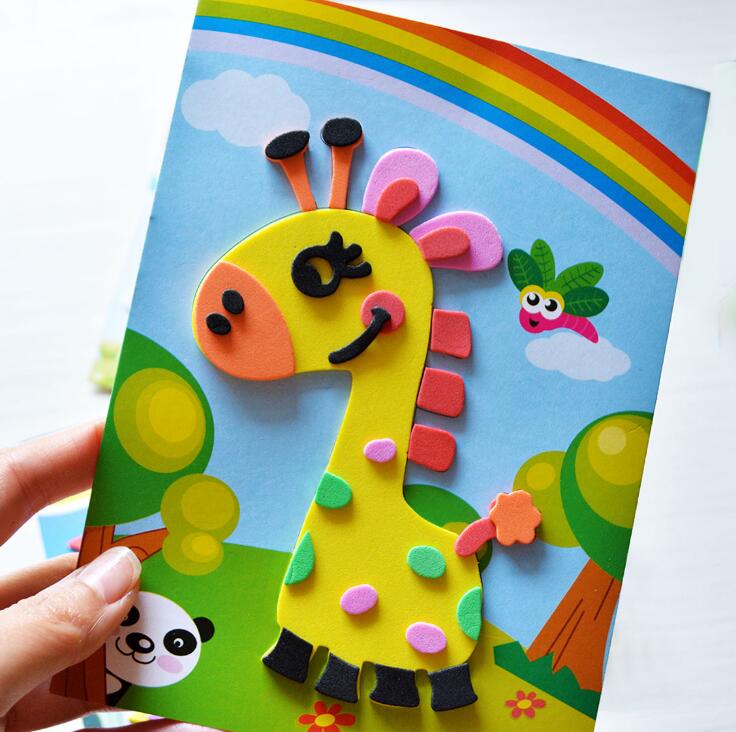 DIY Cartoon Animal Learning Education Toy