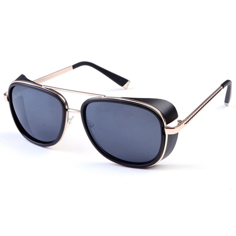 Men Retro Steampunk Sunglasses