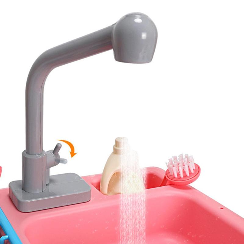 Kids Plastic Simulation Electric Dishwasher Pool&Water Fun