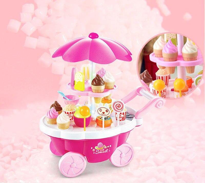 Simulation Candy Music Ice Cream Mini Push Car Educational Toys - funny gifts store