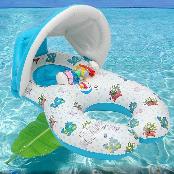 Baby Swimming Ring Sunshade Tube Raft Pool Float Pool&Water Fun