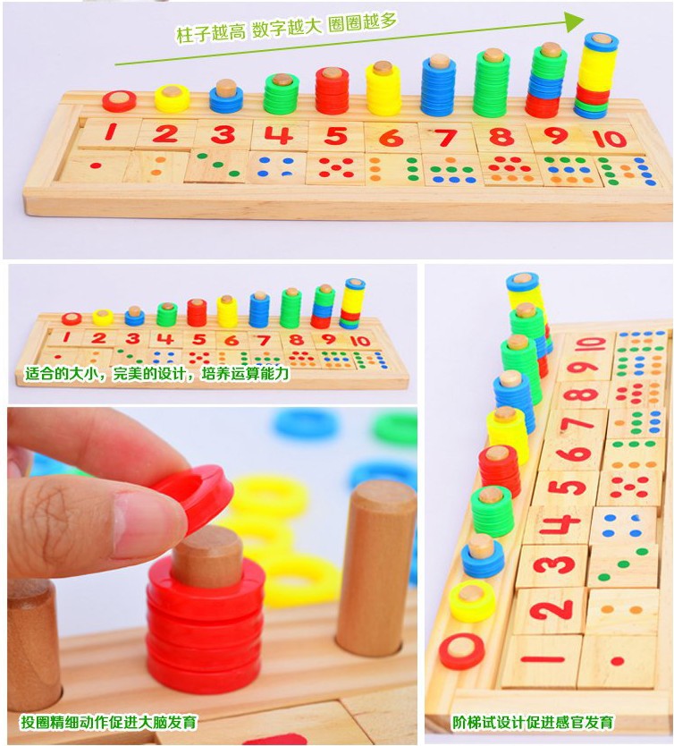 Learning Count Numbers Matching Early Education Toys