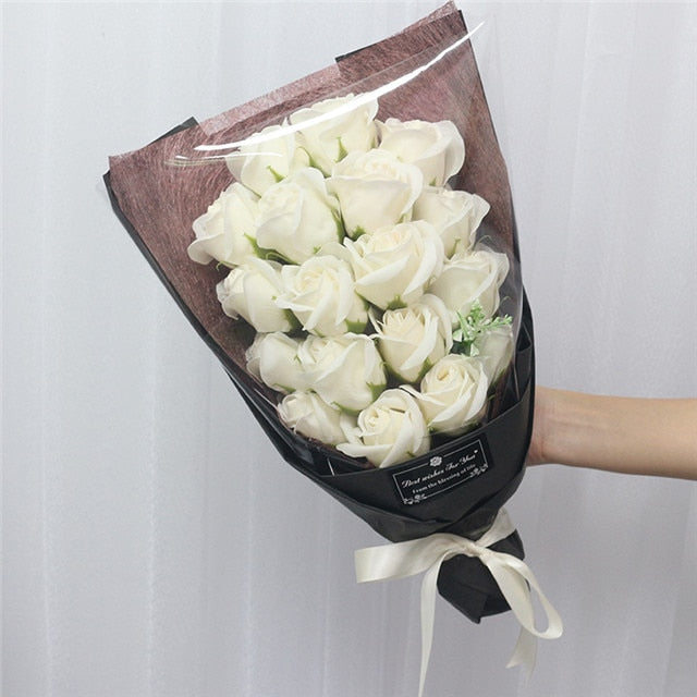 Soap Roses Flower Bouquet Plant  Wedding Gift