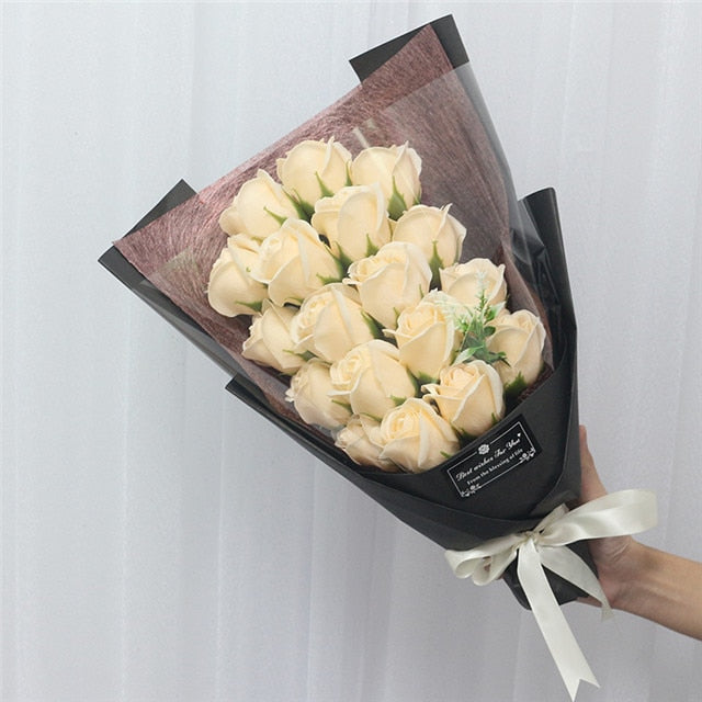 Soap Roses Flower Bouquet Plant  Wedding Gift