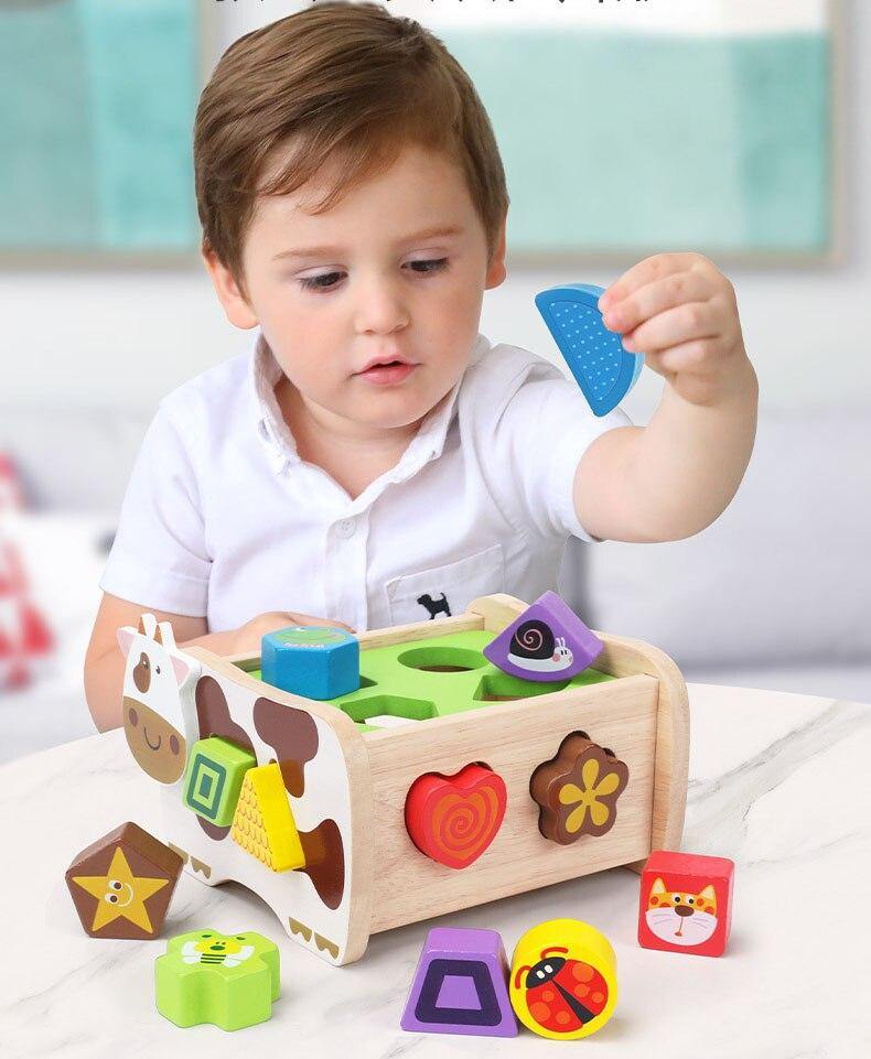 Baby Blocks Intelligence Box Modle&Building Toys - funny gifts store