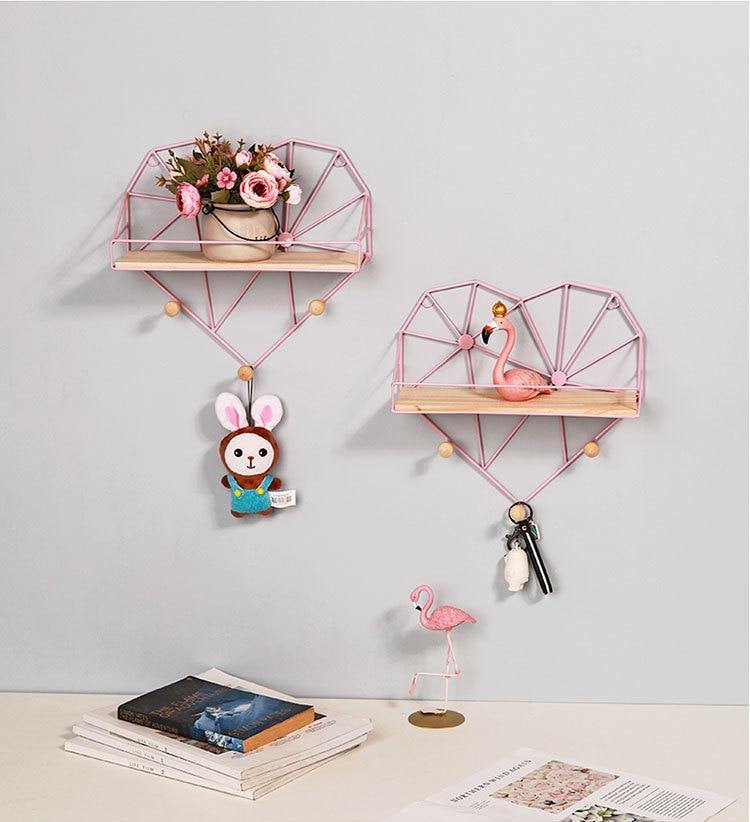 Wall Shelves Iron Decorative Shelf Metal Crafts - funny gifts store