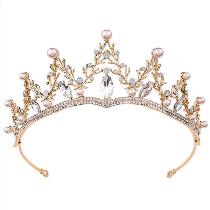 Baroque Royal Pricess Diadem Shining Crystal HeadWear - funny gifts store