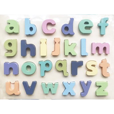 Kids Early Educational Montessori ABC Puzzle Modle Toy