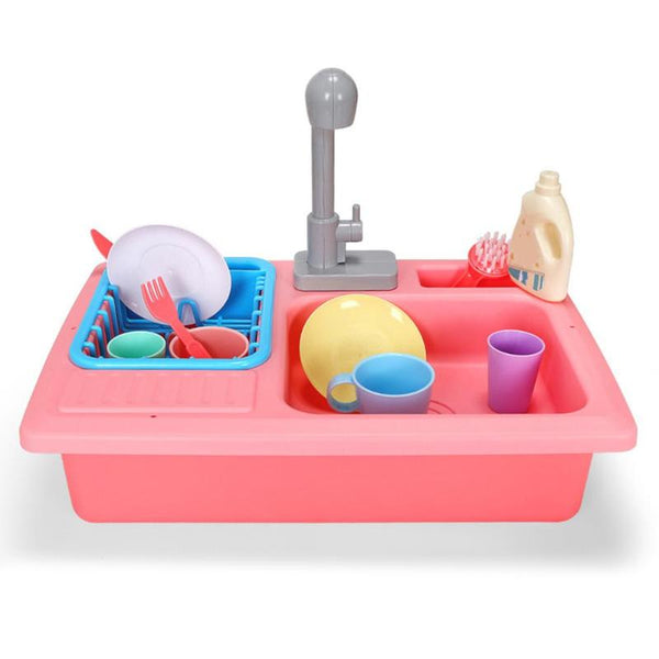 Kids Plastic Simulation Electric Dishwasher Pool&Water Fun