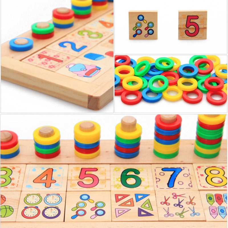 Learning Count Numbers Matching Early Education Toys