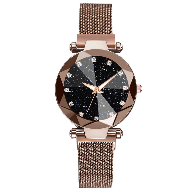 Magnetic Starry Sky Clock Women Watches