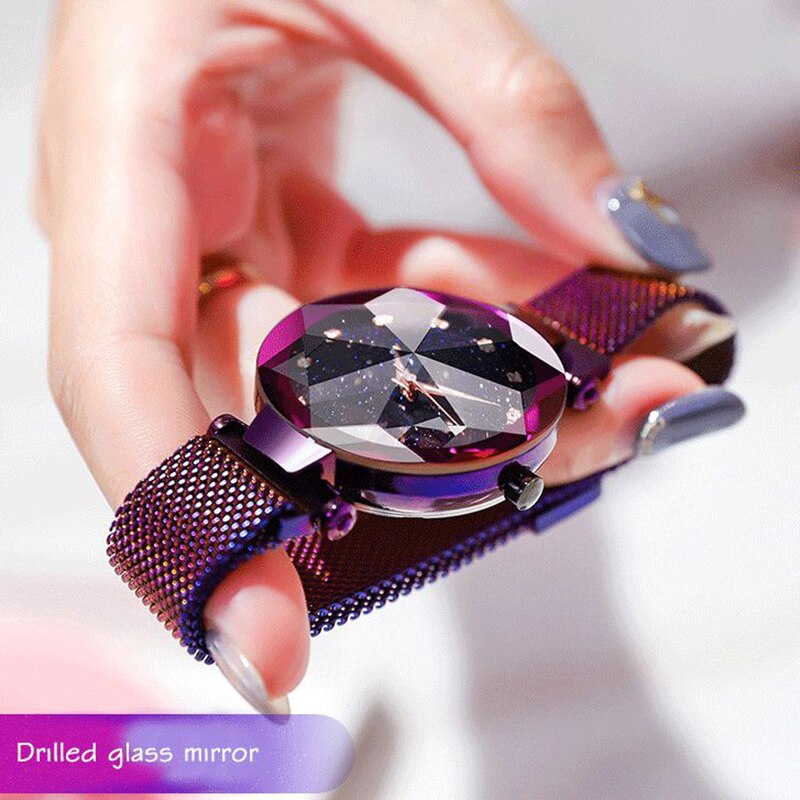 Magnetic Starry Sky Clock Women Watches