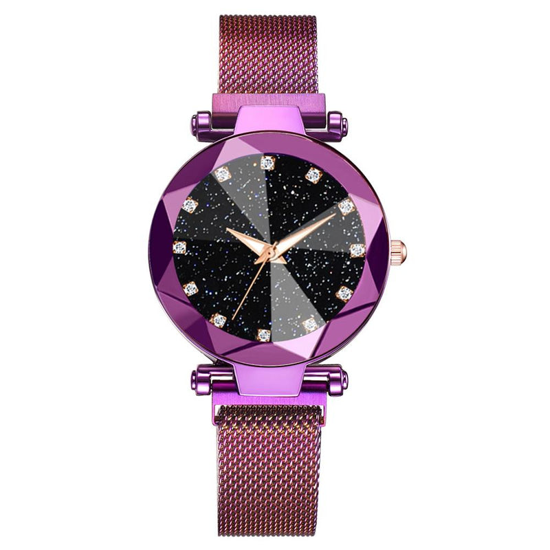 Magnetic Starry Sky Clock Women Watches