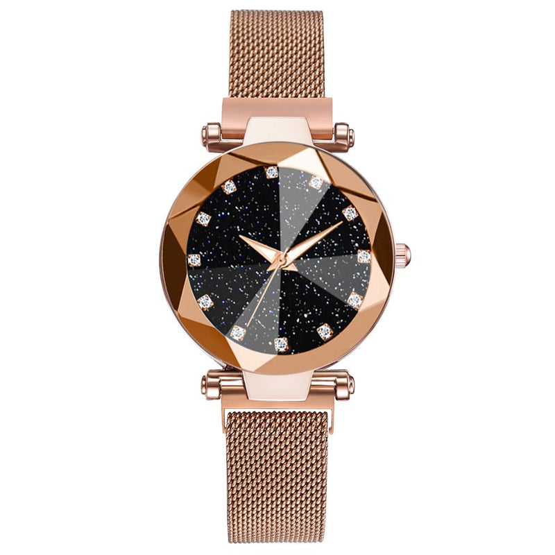 Magnetic Starry Sky Clock Women Watches