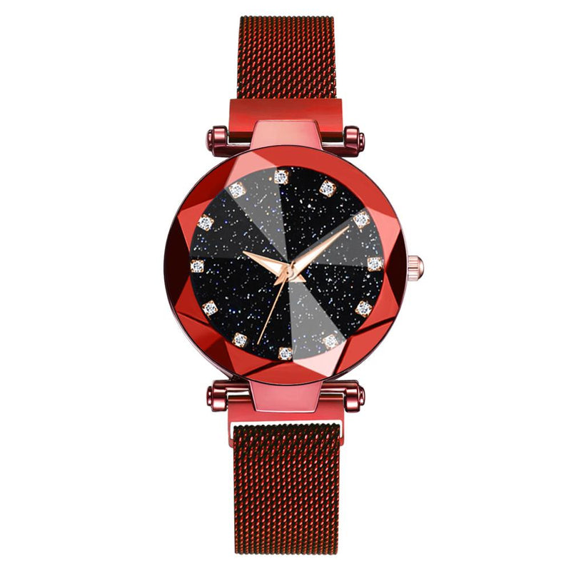 Magnetic Starry Sky Clock Women Watches