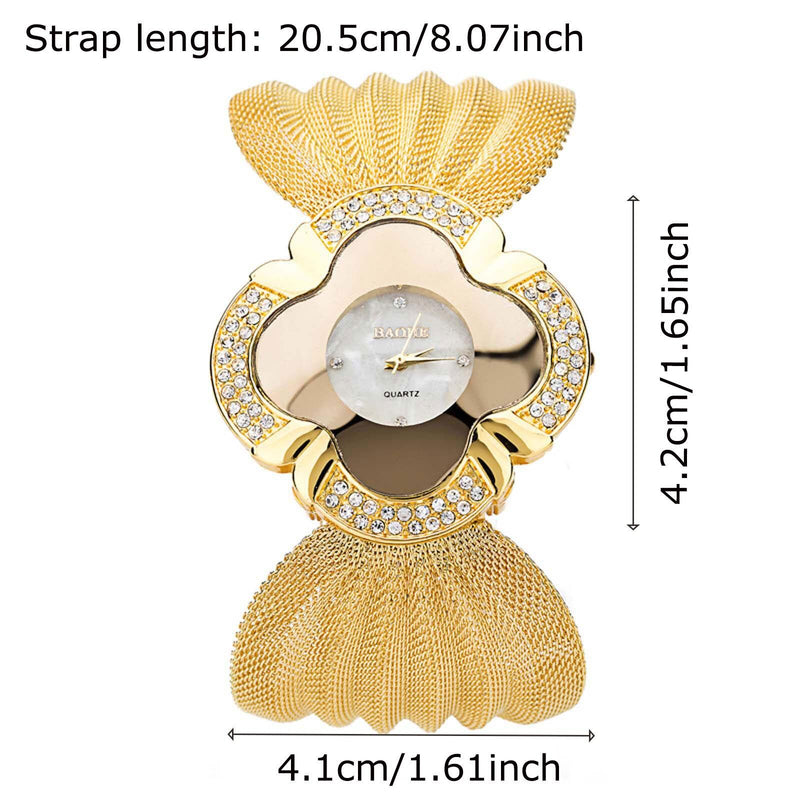 Butterfly Mesh with Diamond Watches - funny gifts store