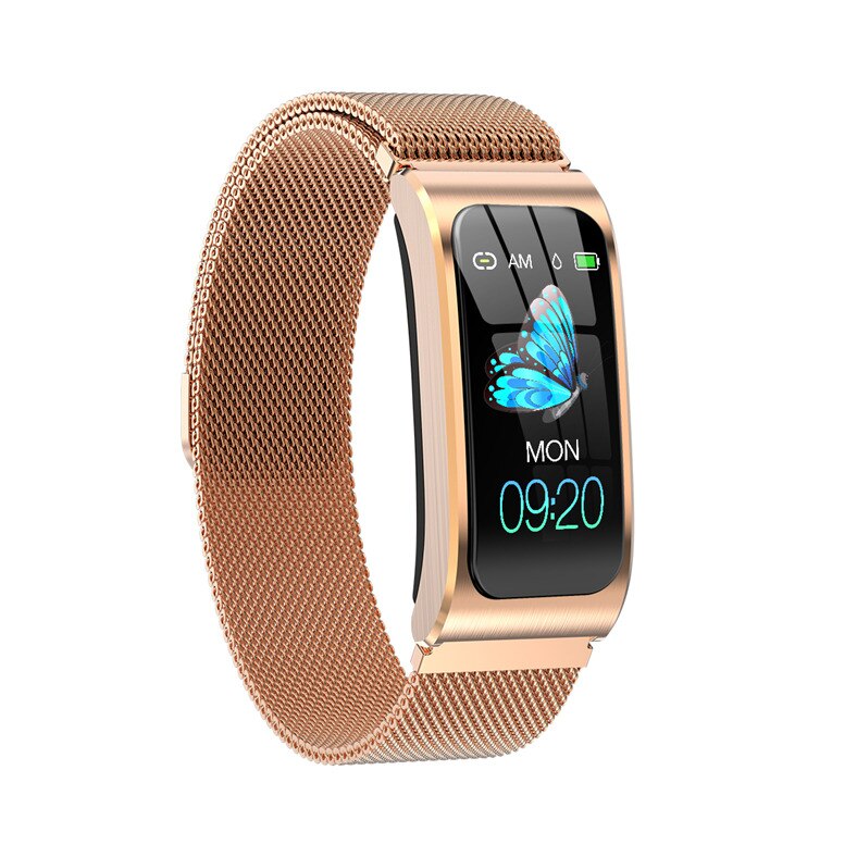 Waterproof Blood Pressure Menstrual Cycle Monitor Fitness Tracker Smart Watch