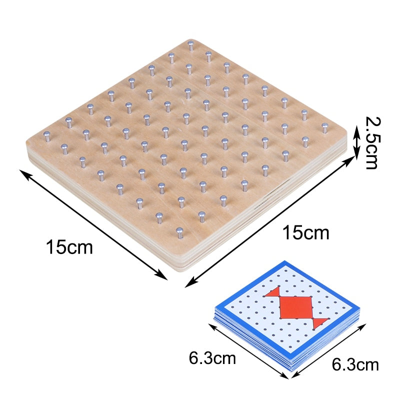 Rubber Nail Boards Educational Logic&Puzzle Toys