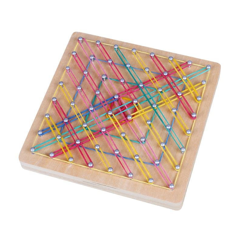 Rubber Nail Boards Educational Logic&Puzzle Toys