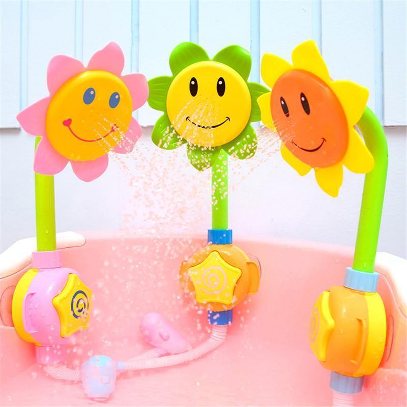 Baby Bath Sunflower Spray Pool&Water Fun - funny gifts store