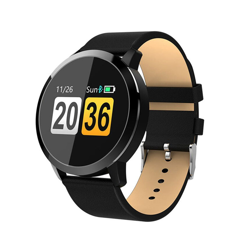 Waterproof Tempered Glass Activity Fitness Tracker Heart Rate Smartwatch