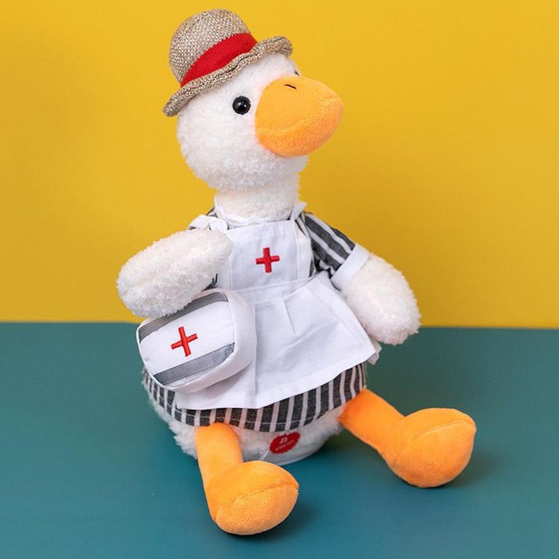 Net Red Duck Robot Doll Learn to Talk Plush Toys