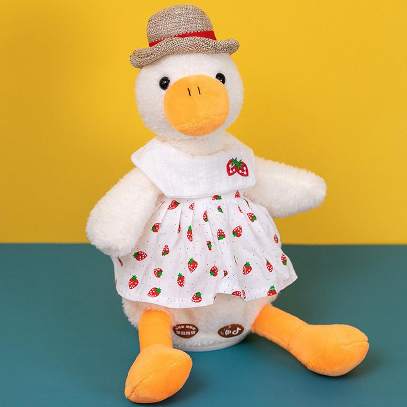 Net Red Duck Robot Doll Learn to Talk Plush Toys