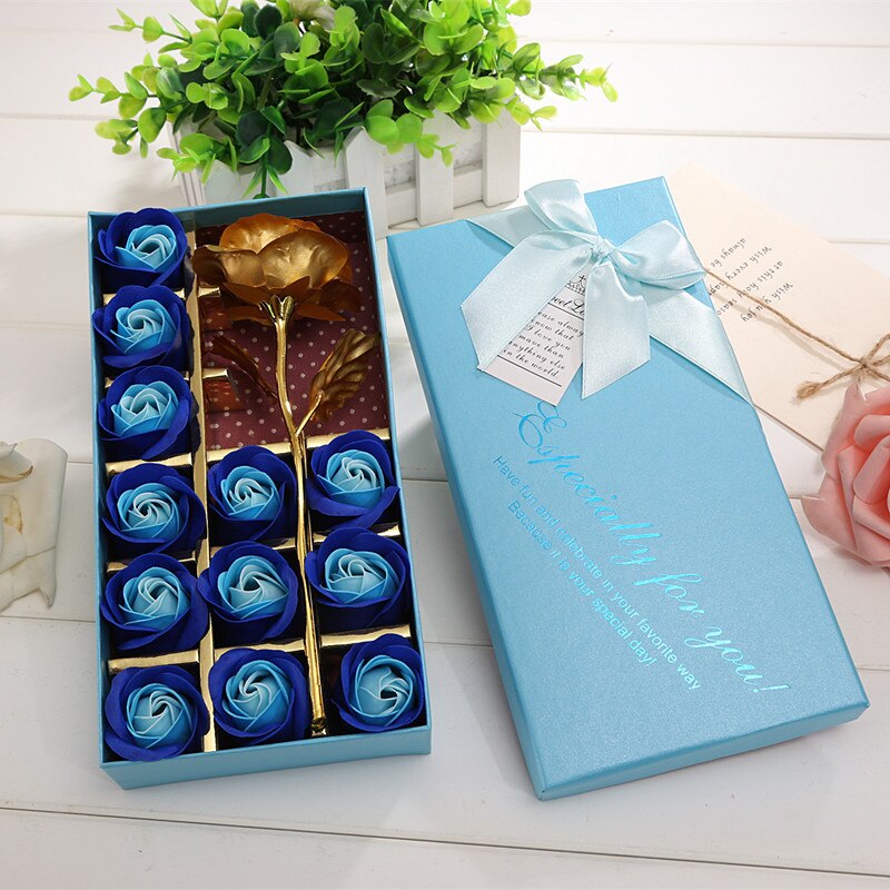 Rose Gift Boxed Bouquet Artificial Soap Flowers Wedding Gifts