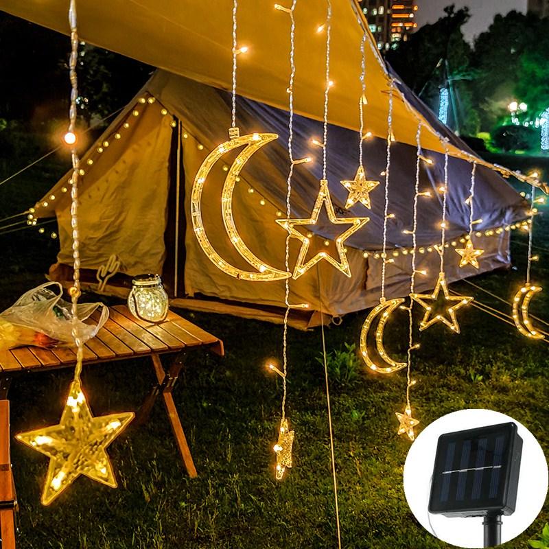 Solar Lamp Star Moon Fairy Curtain String Lights Light