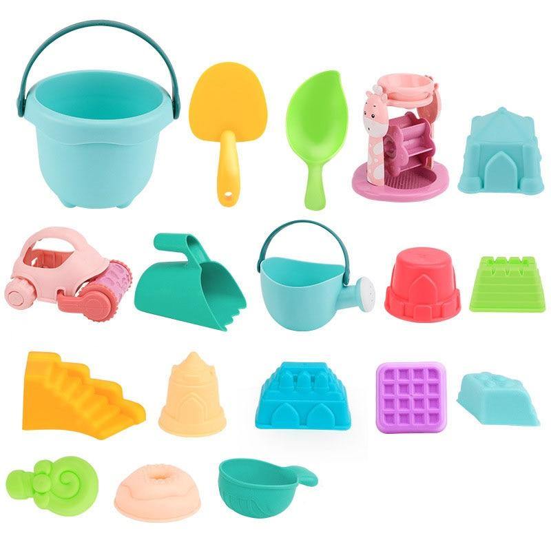 Summer Silicone Soft Bucket Educational Toys - funny gifts store