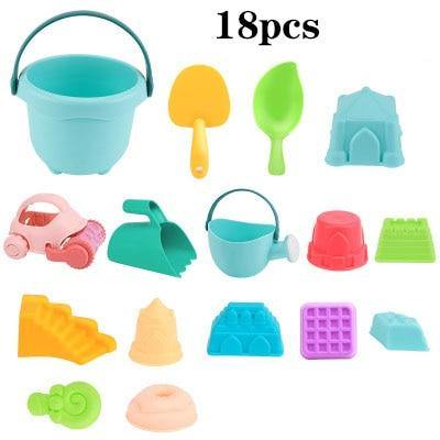 Summer Silicone Soft Bucket Educational Toys - funny gifts store