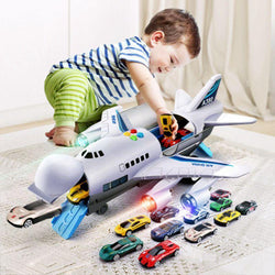 Children's Aircraft Music Story Simulation Track Inertia RC Toy - funny gifts store