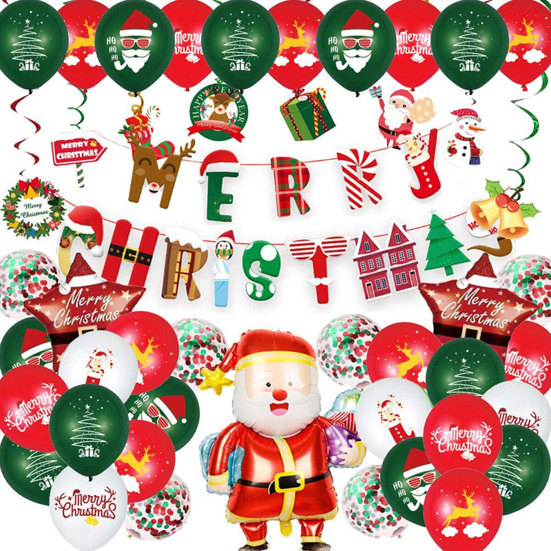 DIY Merry Christmas Balloon  Snowman Party Decoration - funny gifts store